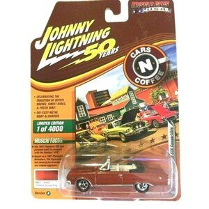 Die Cast Johnny Lightning 1967 Plymouth GTX Convertible BM-1 60492 TURBINE BRONZ